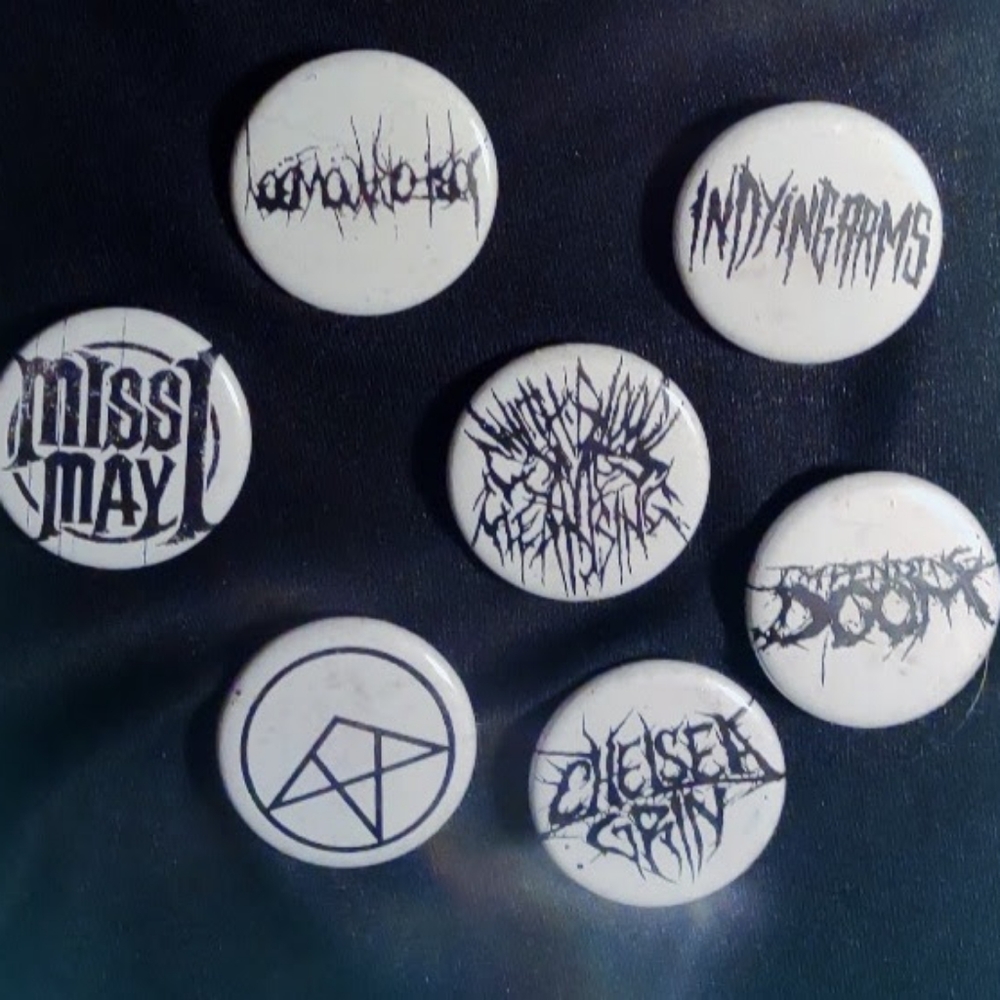 Death Metal Bands Buttons